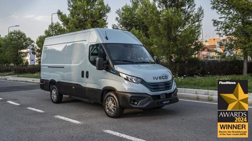 Vooruitstrevende IVECO eDaily wint 'Electric Van Breakthrough of the Year' Award